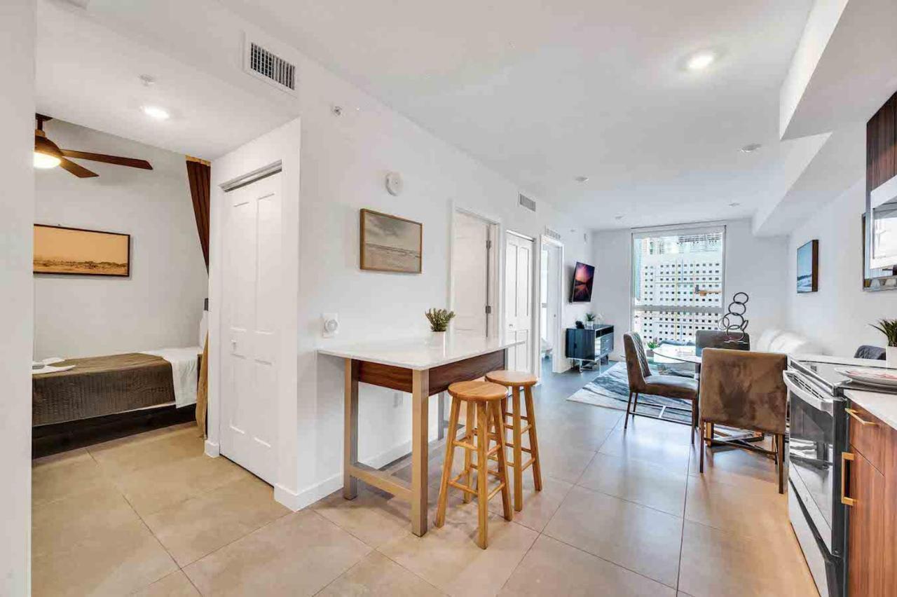 Apartamento Stylish Unit In Downtown Miami With Free Parking Exterior foto